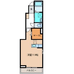 ガーデンハウス朝日山Ｆの物件間取画像